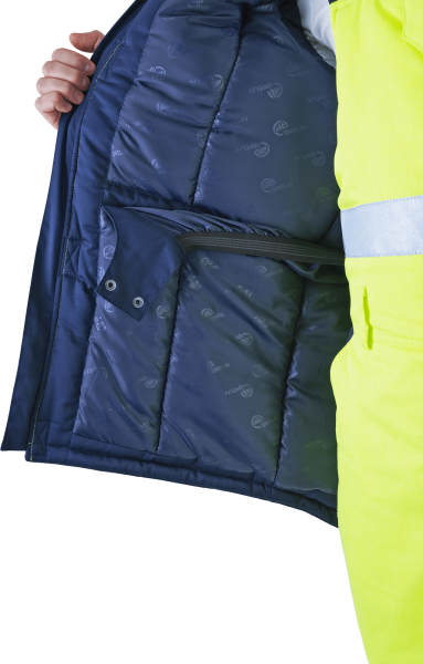 Костюм РЕФЛЕКТ-1 зимний с ПК (желтый/синий)