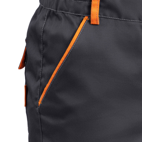 Костюм ДОН с БР (т.серый/св.серый/оранжевый)