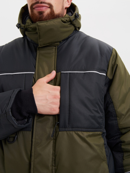 Костюм ДРИМ зимний с БР (хаки/черный)