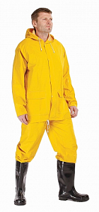 Костюм Панорама ПВХ, куртка + брюки (желтый)