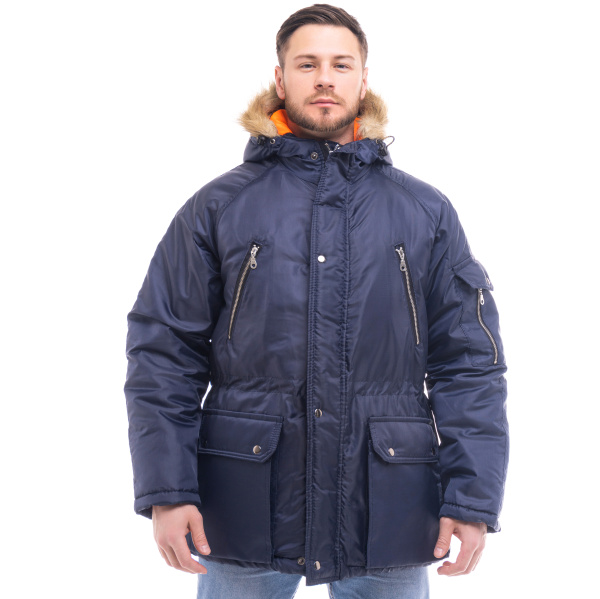 Куртка АЛЯСКА зимняя (т.синий)