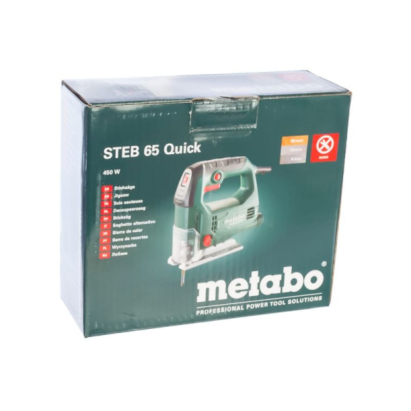 Электрический лобзик METABO STEB 65 Quick 601030000 450Вт