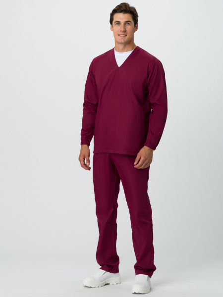 Костюм ХАССП-БАЗА с БР (бордовый)