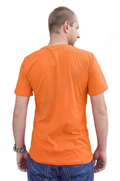 Футболка плотностью 155-160 г/кв.м. (оранжевый)