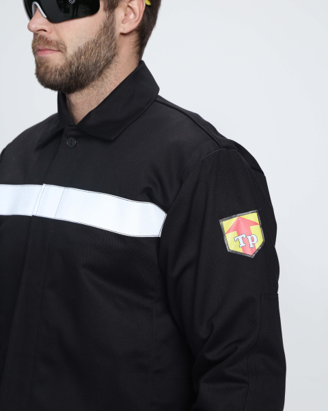 Костюм ГЕФЕСТ-СОП 2 кл.защиты пл 500 с БР (черный)