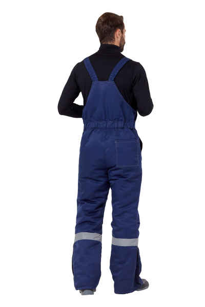 Костюм СТРАЙК зимний с ПК (т.синий/василек)