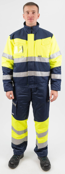 Зимние сигнальные брюки Dimex 6035