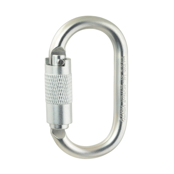 Карабин СТАЛЬНОЙ ОВАЛ с байонетной муфтой 16мм