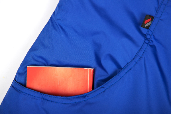 Куртка САКРИН зимняя женская (васильковый/т.серый)