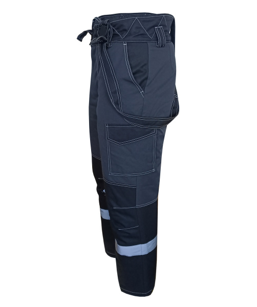 Костюм ЮКОН-МЕМБРАНА зимний с БР (т. серый/черный/красный)