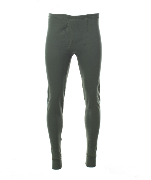 Белье нательное зимнее с начесом (оливковый)