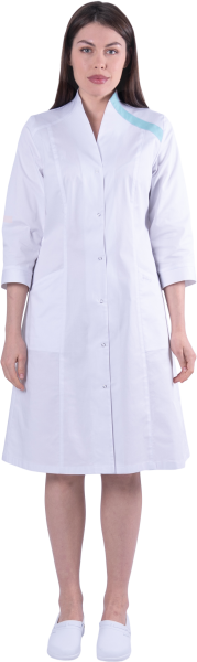 Халат ВОЛНА (белый)