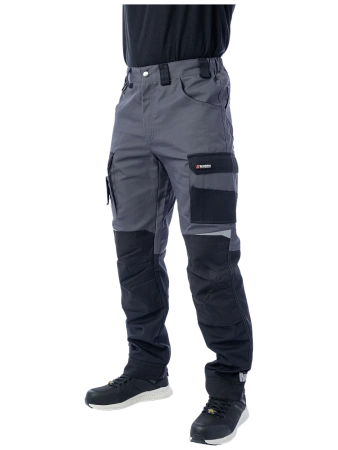 Брюки Brodeks KS 302 (серый/черный)