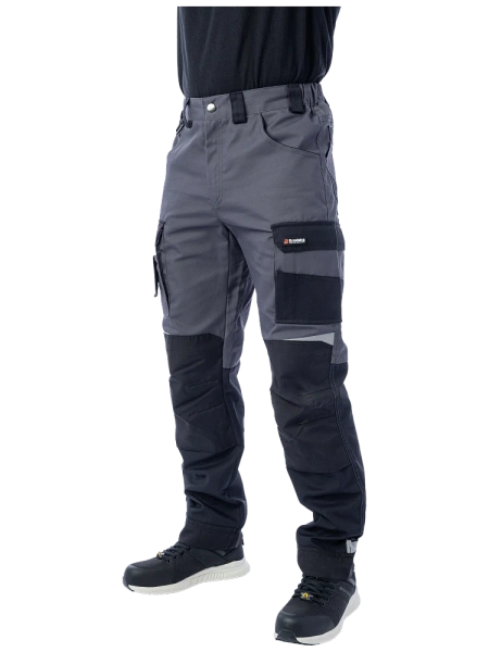 Брюки Brodeks KS 302 (серый/черный)