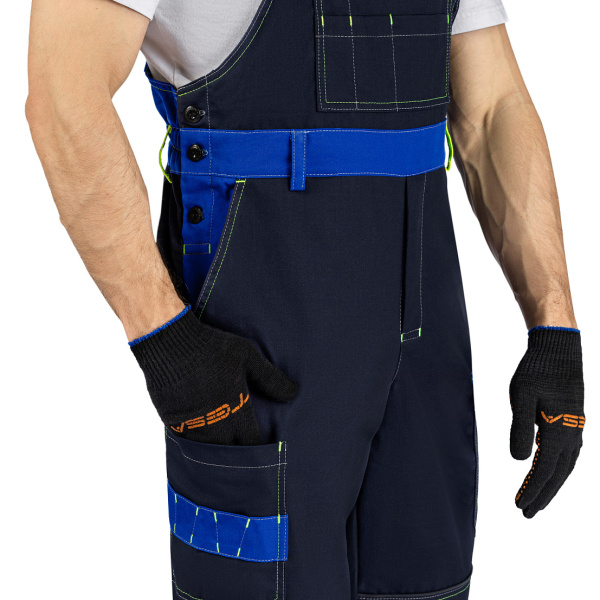 Полукомбинезон МАСТАНТИСТАТ (т.синий/василек/лайм)