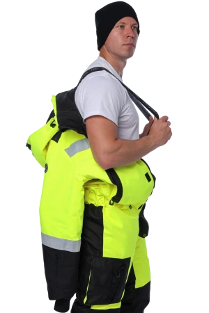 Комбинезон BRODEKS KW 505 зимний (желтый/черный)