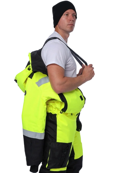 Комбинезон BRODEKS KW 505 зимний (желтый/черный)