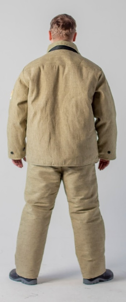 Костюм брезентовый зимний с накладками с ОУ с БР