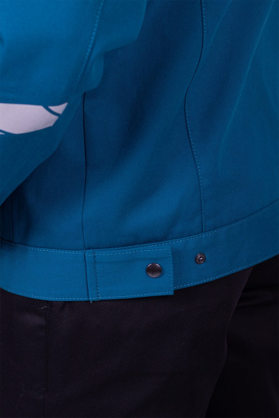 Куртка СТРОНГ (бирюзовый/черный)