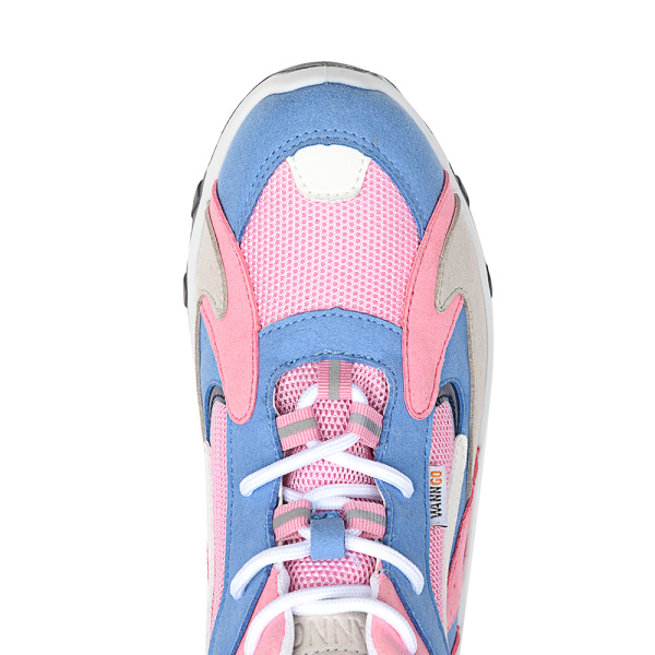 Ботинки ЛИДЕР WG9-03-MTT-1 ПУ-Резина женские (розовый)