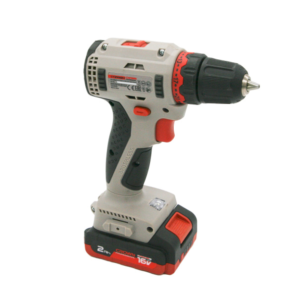 Аккумуляторный шуруповерт BL CROWN CT21092H-2 BMC 16В B3+ 2х2,0Ач 420/1400об/мин