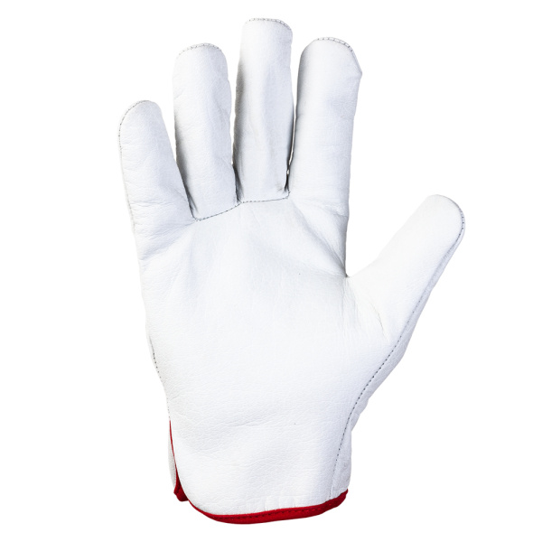 Перчатки JETA SAFETY JLE421 Smithcraft из кожи буйвола (белый) ОТГРУЗКА КРАТНО 12 ПАР
