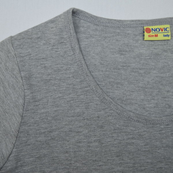 Футболка NOVIC LADY 156 (нм) женская (серый меланж)
