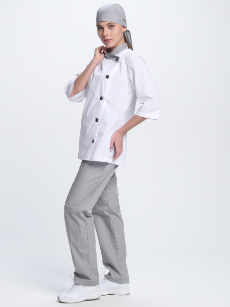 Костюм КАНДИ женский (серый/белый)