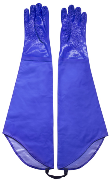 Перчатки рыбообработчика с припаянным нарукавником (880мм)