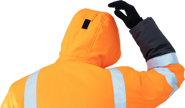 Костюм РЕФЛЕКТ-2 зимний с ПК (оранжевый/серый)
