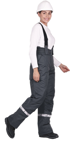 Брюки ВИРАЖ НЕО женские зимние (т.серый)