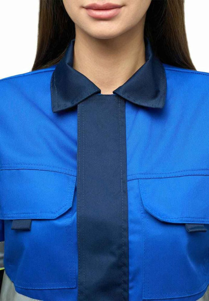 Костюм ЮЖНАЯ ШИРОТА женский с БР (синий/василек)