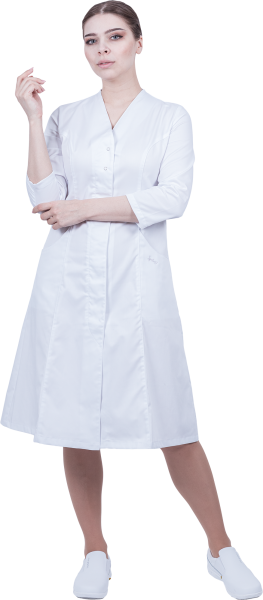 Халат ПАОЛА (белый)