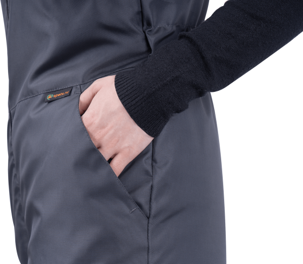 Костюм РОУД женский зимний с ПК (т.серый/красный)