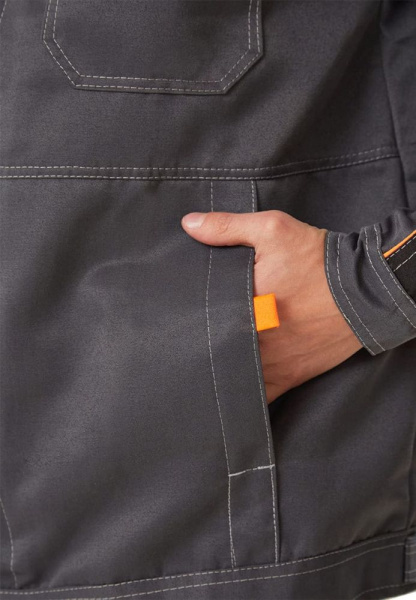 Костюм РОЛЬФ с ПК (т.серый/черный)