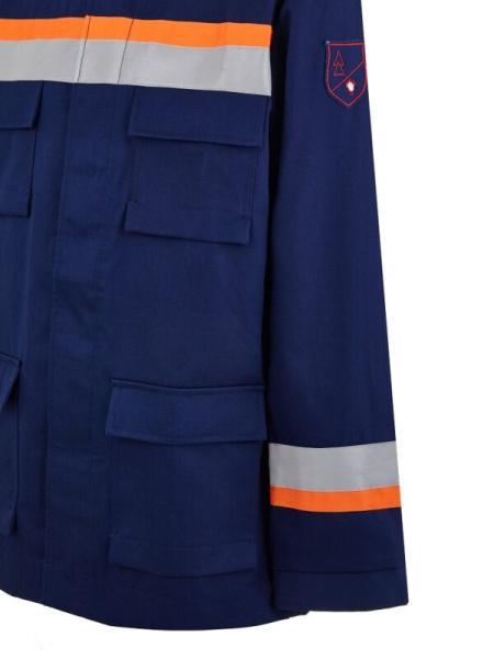 Комплект ЭНЕРГИЯ-А специальный с курткой-накидкой и БР (т.синий/оранжевый)