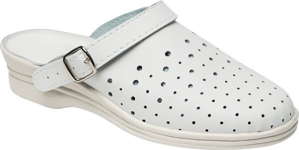 Сабо женские иск.кожа ПВХ (белый)