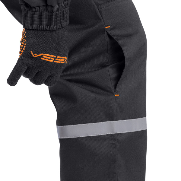 Костюм ЕНИСЕЙ с БР (черный/оранжевый)