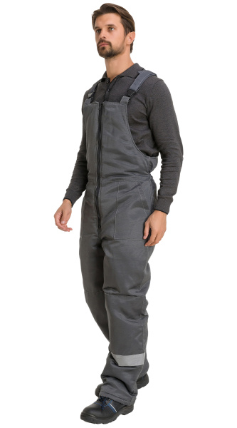 Полукомбинезон RONTA PL241 зимний (т.серый)