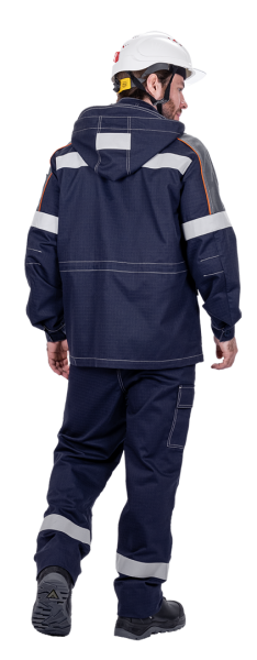 Костюм МЕГАСТАТОЙЛ NEW с БР (т.синий/серый/оранжевый)