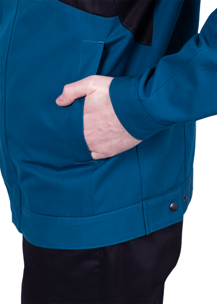 Куртка СТРОНГ ИМПОРТ (бирюзовый/черный)