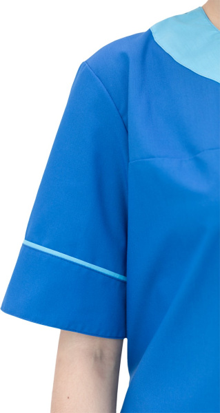 Костюм ШАРМ женский с БР (васильковый)