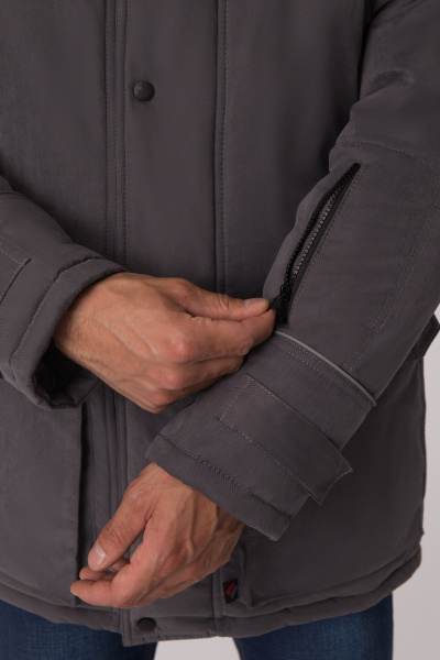 Куртка АЛЯСКА-ЛЮКС зимняя (серый)