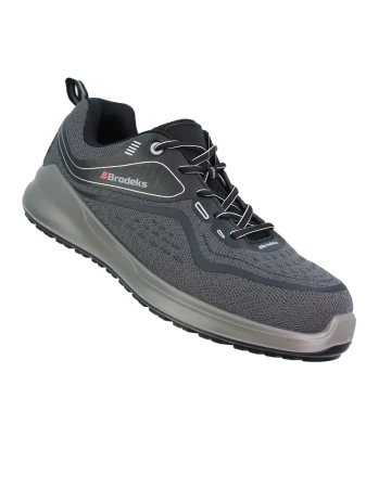 Полуботинки BRODEKS DRAGON ПУ/ПУ с КП (серый)