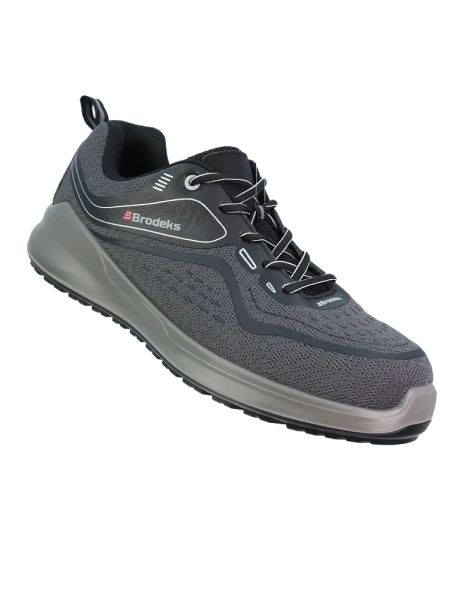 Полуботинки BRODEKS DRAGON ПУ/ПУ с КП (серый)