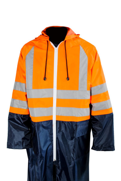 Плащ ГРОЗА (оранжевый/синий)