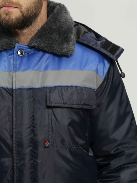 Костюм Т-УЛЬТРА-2 зимний с ПК (т.синий/васильковый)