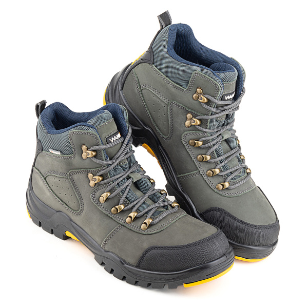 Ботинки ЛИДЕР WG2-01GR-NT ПУ-Резина (серо-зеленый)