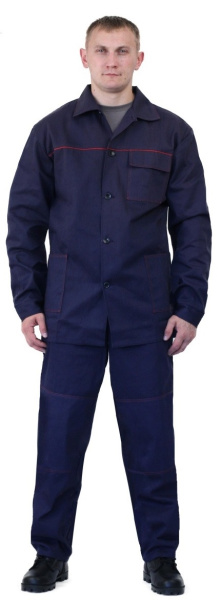 Костюм ТРУД с БР (т.синий/красный)