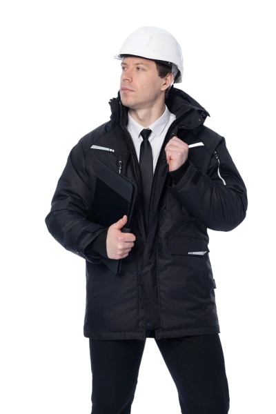 Парка BRODEKS KW 215 зимняя (черный)